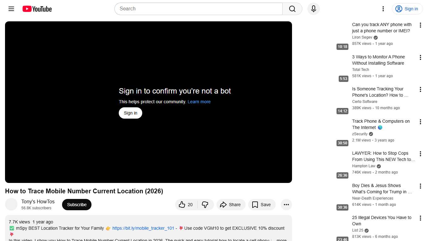 How to Trace Mobile Number Current Location (2026) - YouTube